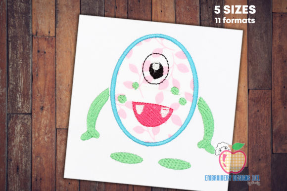 Review: Happy Cartoon Monster Applique for Merch