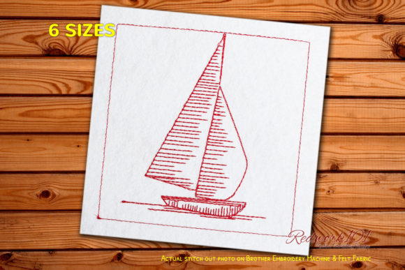Reviewing Boat in the Sea for Real Embroidery Projects